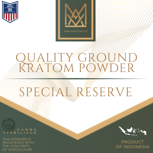 Special Reserve Quality Ground Kratom Powder Kratea Addon Samples