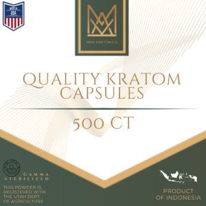 Kratom Capsules 500 ct