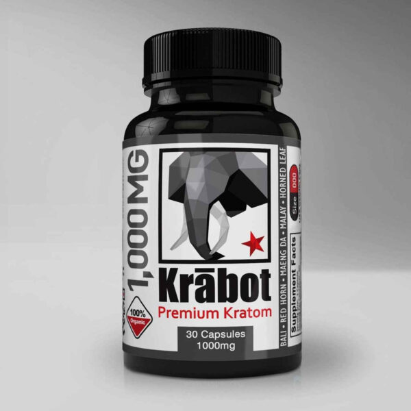 Red Bali Kratom Capsules 1000mg 30 Capsules