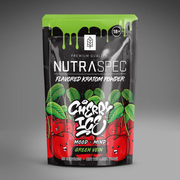 NutraSpec Cherry Ice Green Maeng Da Kratom